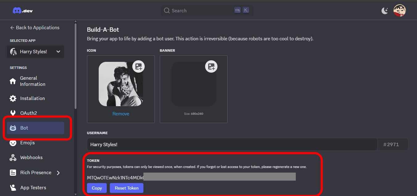 setting up, linked role